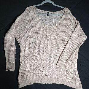 Distressed Slouchy Sweater from Windsor 💕